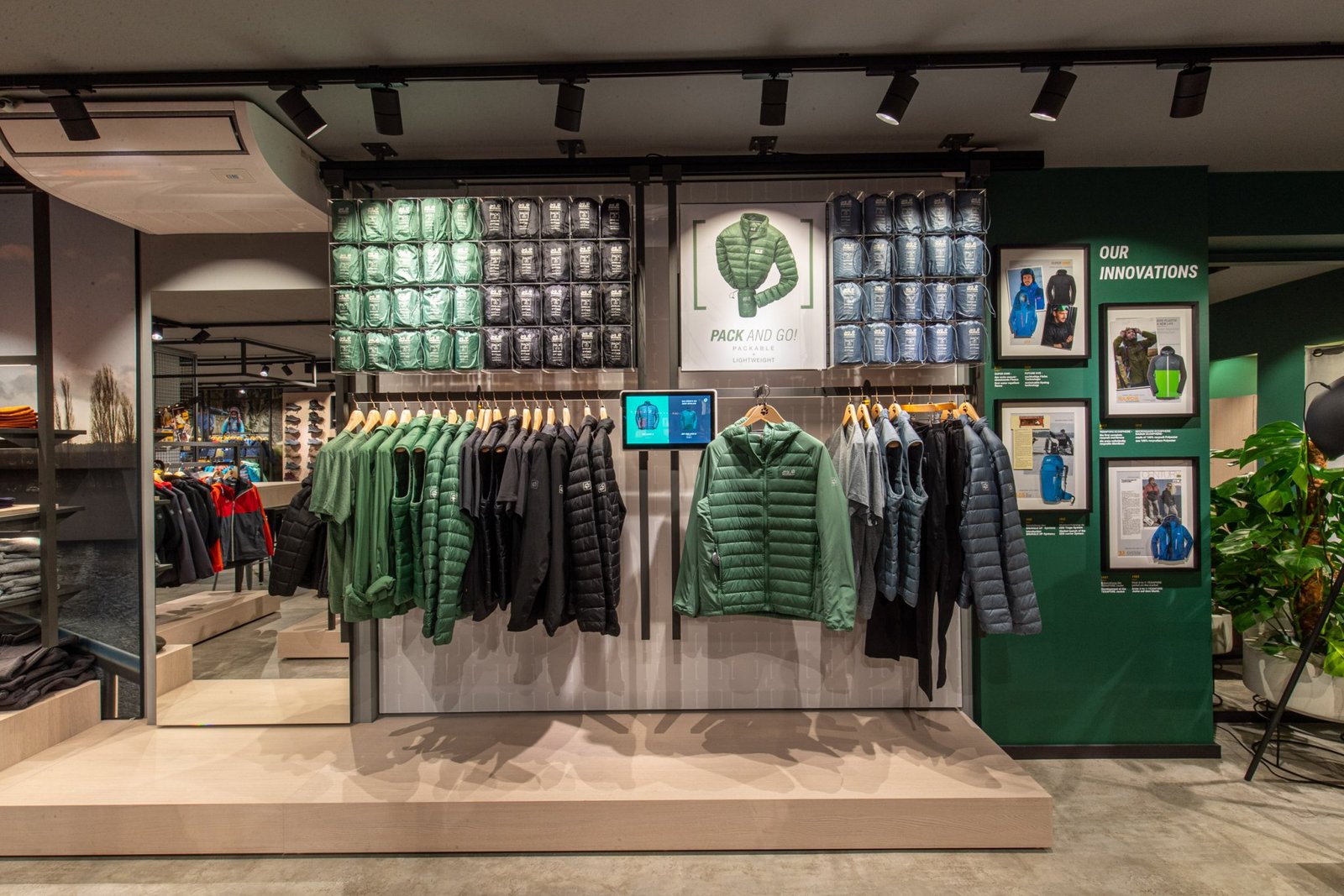 Jack Wolfskin 的新店面设计