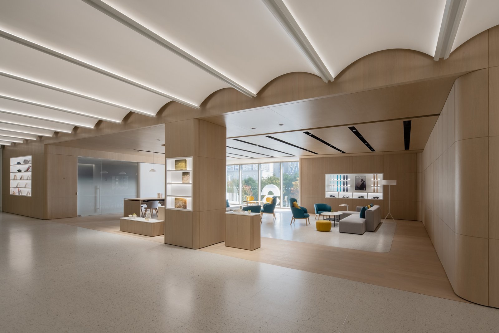 Lukstudio 设计的 Nio 展厅