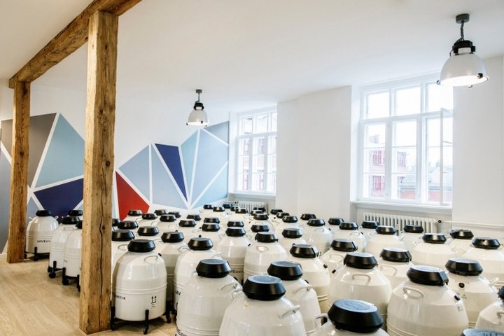 Nordic Cryobank 办公室由 Rosan Bosch Studio 设计，丹麦哥本哈根