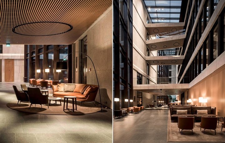 由 Flexform 设计的 Nove by Citterio 工作区，德国慕尼黑