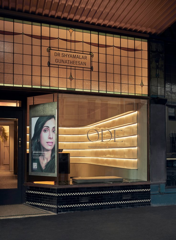 ODE 皮肤科诊所，由 Foolscap Studio 设计