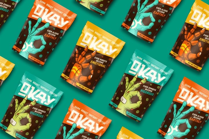 OKAY 咖啡包装由 Formascope 设计