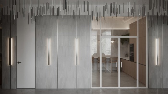 墙之间的办公室