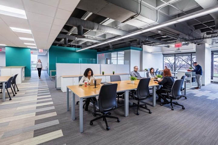 俄亥俄州立大学首席信息官办公室，M+A Architects，俄亥俄州哥伦布市