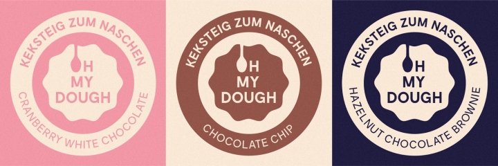 Oh My Dough 品牌和包装由 Design Studio B.O.B. 设计