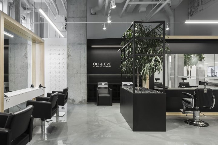 Oli & Ève，Maison de coiffure by Espace 313，隆格伊 / 魁北克 – 加拿大