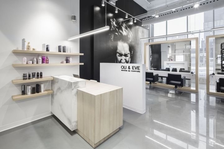Oli & Ève，Maison de coiffure by Espace 313，隆格伊 / 魁北克 – 加拿大