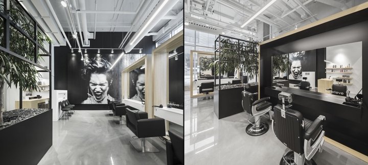 Oli & Ève，Maison de coiffure by Espace 313，隆格伊 / 魁北克 – 加拿大