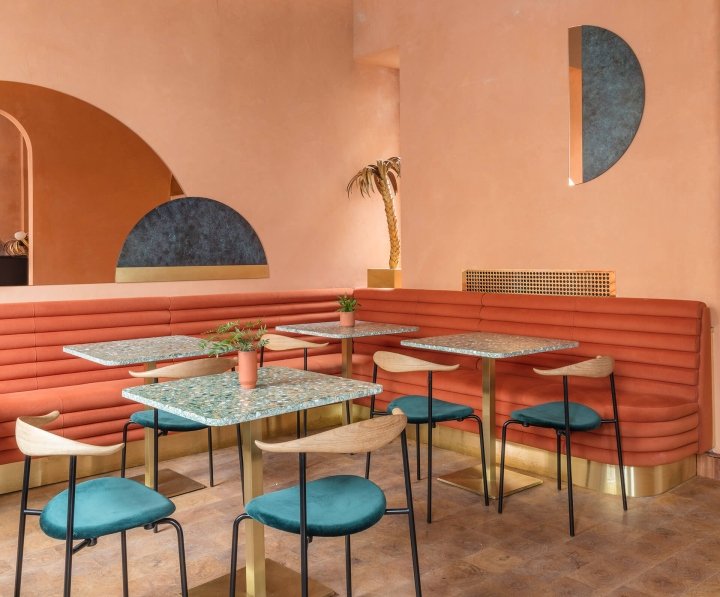 英国伦敦 Sella Concept 设计的 Omar’s Place 地中海餐厅