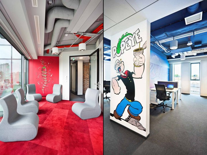 Onet 办公室，Mocolocco，克拉科夫 – 波兰