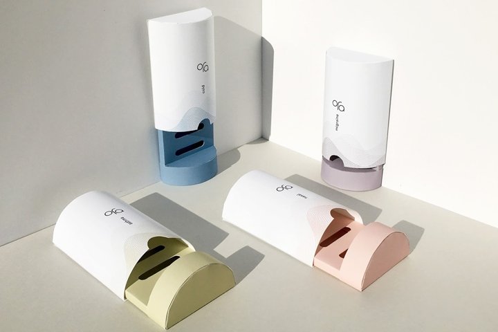 Ora 吸入器包装由 Pandara Chanyatanavut 设计