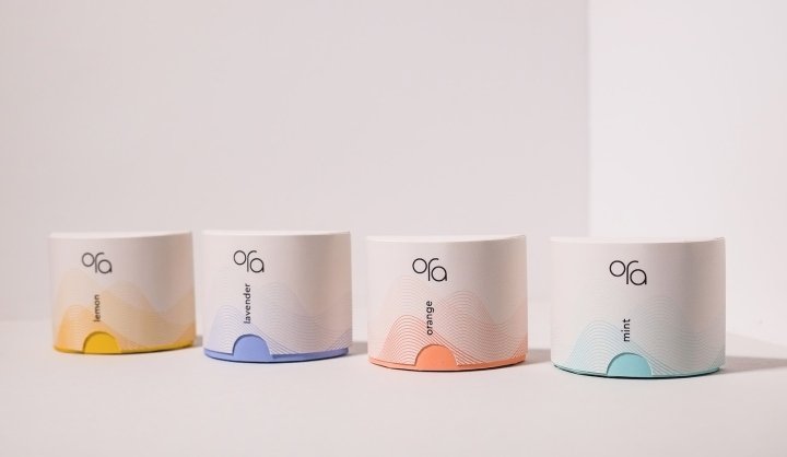 Ora 吸入器包装由 Pandara Chanyatanavut 设计