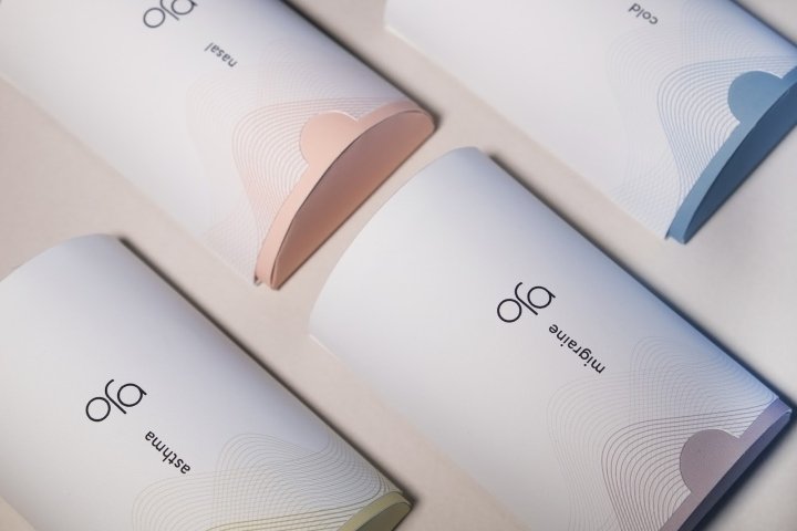 Ora 吸入器包装由 Pandara Chanyatanavut 设计