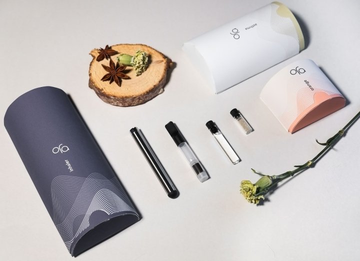 Ora 吸入器包装由 Pandara Chanyatanavut 设计