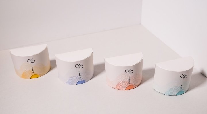 Ora 吸入器包装由 Pandara Chanyatanavut 设计