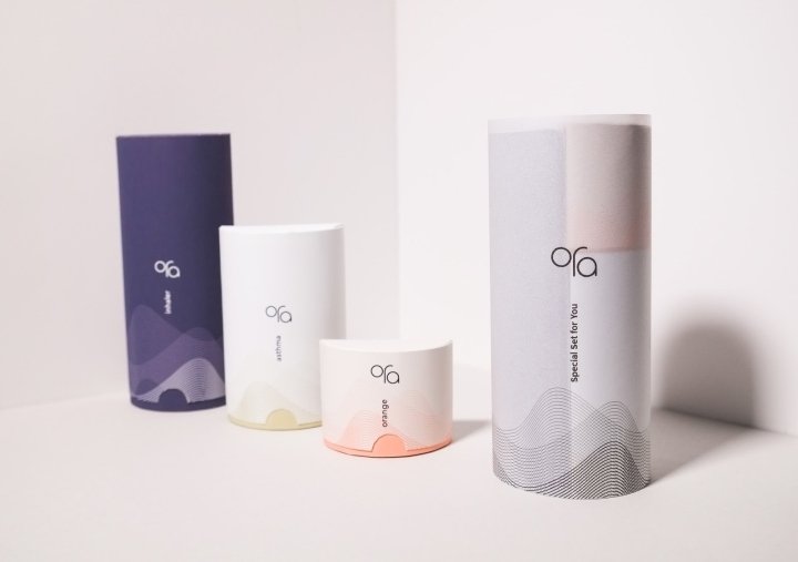 Ora 吸入器包装由 Pandara Chanyatanavut 设计