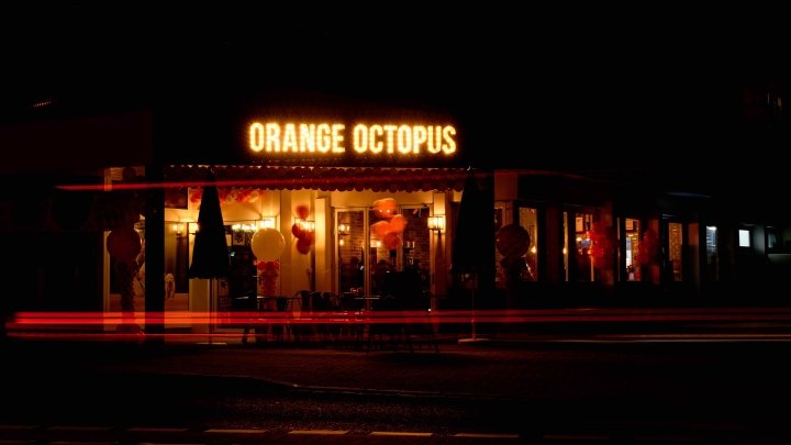 橙色章鱼，由 ALPHA RKD & LOVA 设计，德国肯普滕