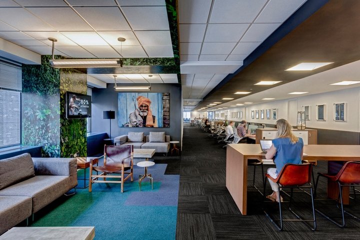 Orion 全球办公室，由 Ted Moudis Associates 设计，纽约市