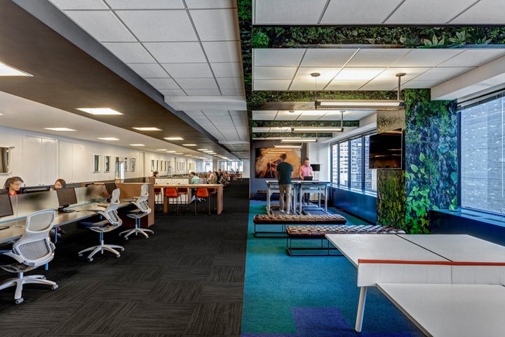 Orion 全球办公室，由 Ted Moudis Associates 设计，纽约市