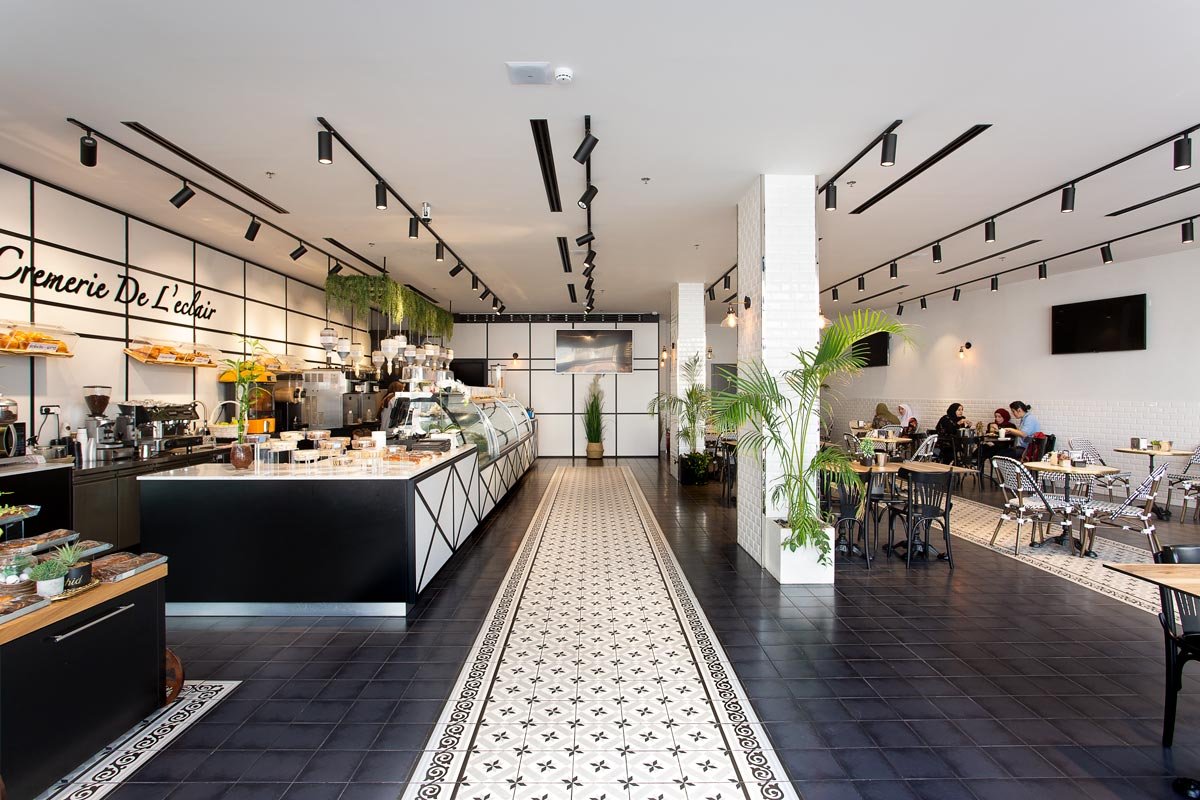 Cremerie De L’éclair，冰淇淋店室内设计，以色列