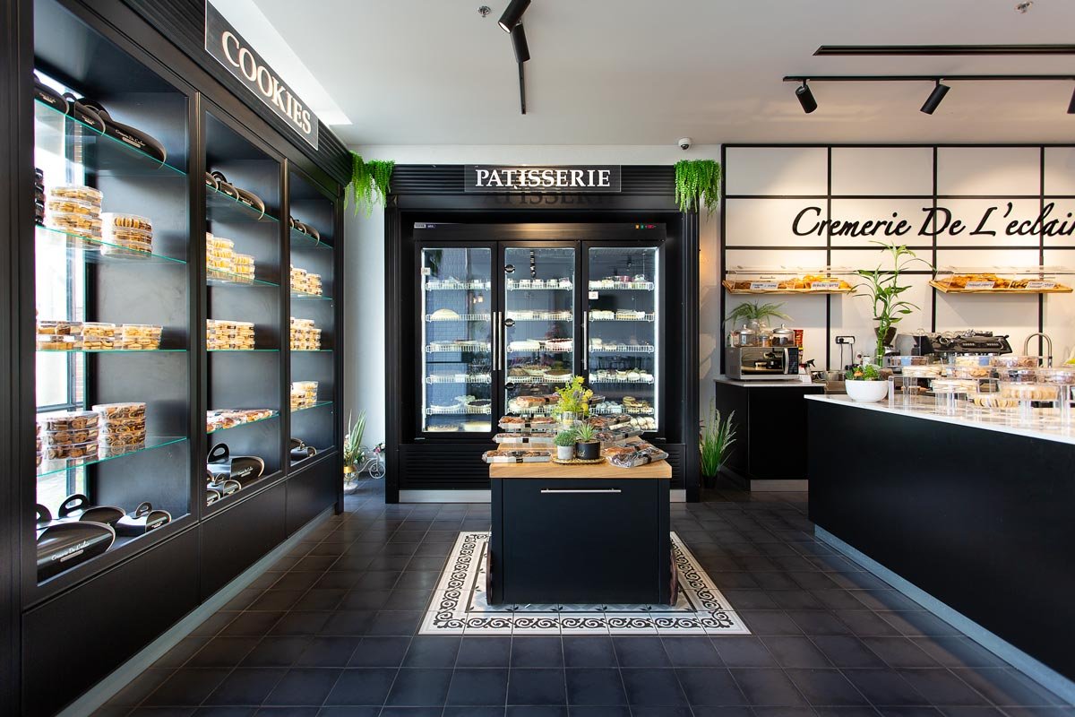 Cremerie De L’éclair，冰淇淋店室内设计，以色列