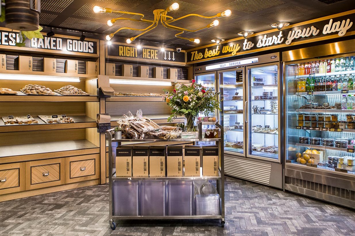 以色列拉马特甘面包站,由 Dana Shaked Studio 设计 以色列拉马特甘面包站,由 Dana Shaked Studio 设计