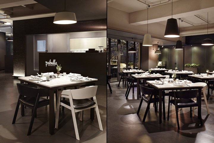 韩国首尔 danaham 设计的 PABULLA 餐厅