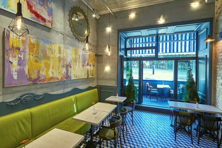 PSTATECA 咖啡馆由 Sasha Fedorenko Architecture & Design 设计，基辅 – 乌克兰