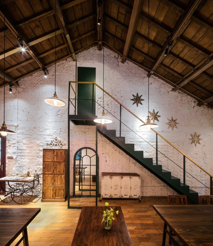Paloma 咖啡馆，由 dongqi Architects 设计，上海 – 中国