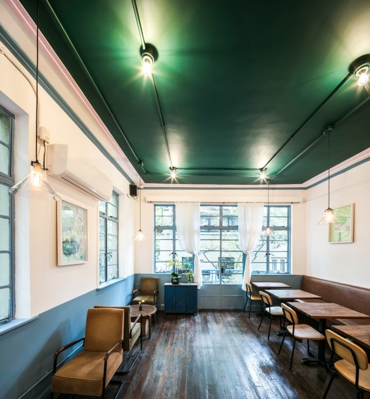Paloma 咖啡馆，由 dongqi Architects 设计，上海 – 中国