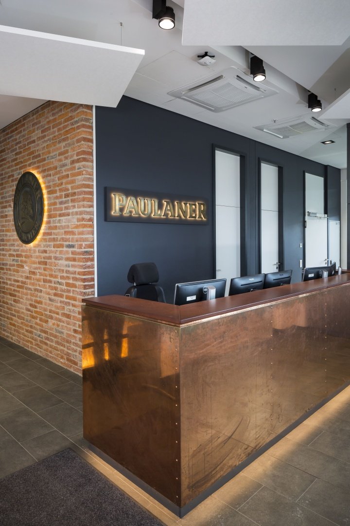 Paulaner 啤酒厂总部由 Kitzig Interior Design 设计，慕尼黑 Langwied – 德国