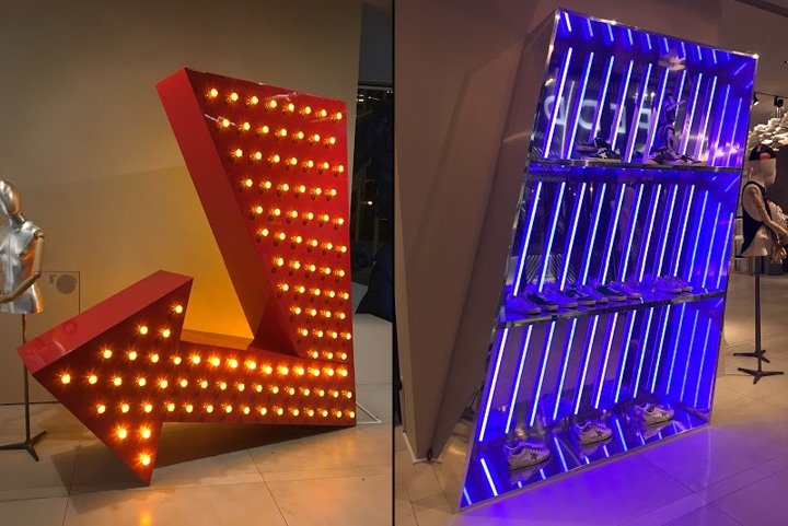 Pedder on Scotts 商店展示，由 Pedder Red 设计，Scotts 广场 – 新加坡