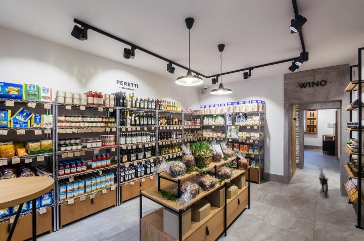 Peretti Italian Deli 店(按模式):lina architekci,波兹南 – 波洛尼亚 Peretti Italian Deli 店(按模式):lina architekci,波兹南 – 波洛尼亚