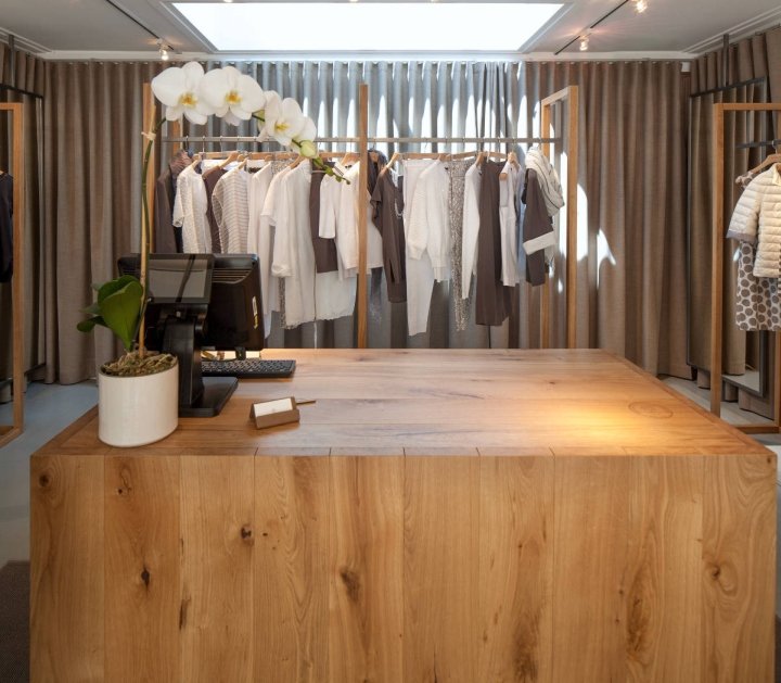 Peserico 商店，由 C&P Architetti 设计，纽约汉普顿