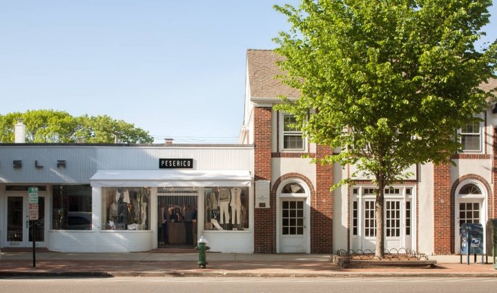 Peserico 商店，由 C&P Architetti 设计，纽约汉普顿