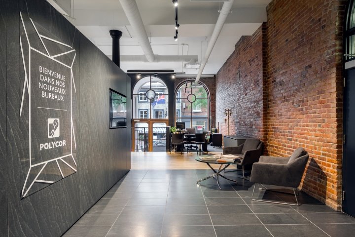 Polycor 办公室由 Étienne Bernier Architecte 设计，加拿大魁北克市
