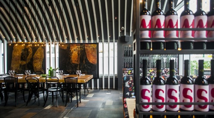 Pomo 意大利餐厅，由 Studio Yaron Tal 设计，以色列特拉维夫