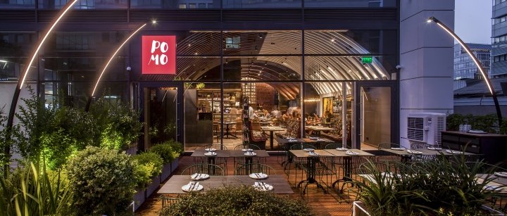 Pomo 意大利餐厅，由 Studio Yaron Tal 设计，以色列特拉维夫