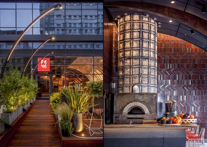 Pomo 意大利餐厅，由 Studio Yaron Tal 设计，以色列特拉维夫