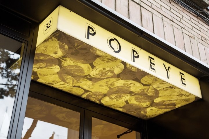 Popeye 餐厅，Estudio Miriam Barrio，西班牙巴塞罗那