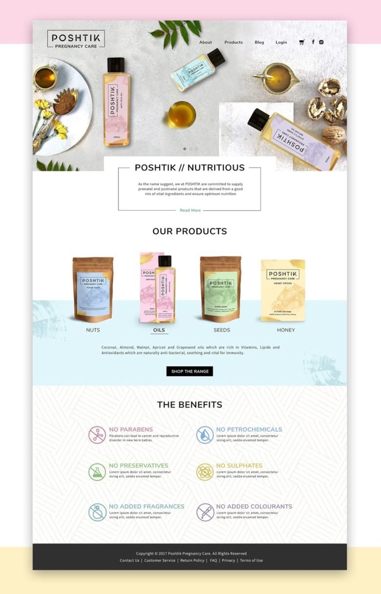 The Magic Beans 的 Poshtik 怀孕护理系列