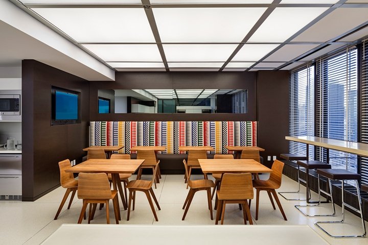 纽约市 TPG 建筑事务所的私募股权公司办公室