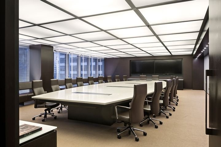 纽约市 TPG 建筑事务所的私募股权公司办公室