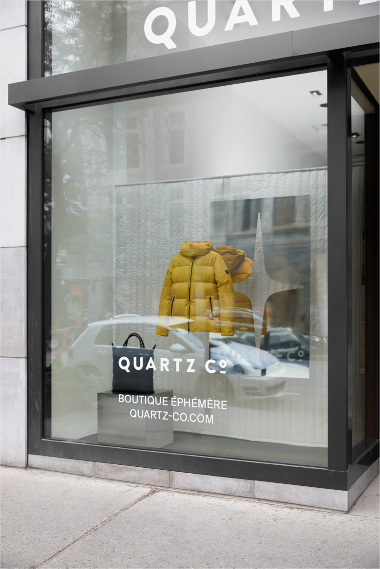 Rainville Sangaré 设计的 Quartz Co. 快闪店