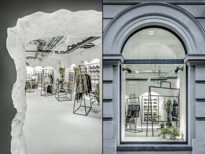 Boris Klimek 和 Lenka Damová 设计的皇后区旗舰店，布拉格 – 捷克共和国