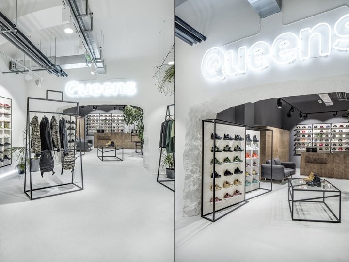 Boris Klimek 和 Lenka Damová 设计的皇后区旗舰店，布拉格 – 捷克共和国