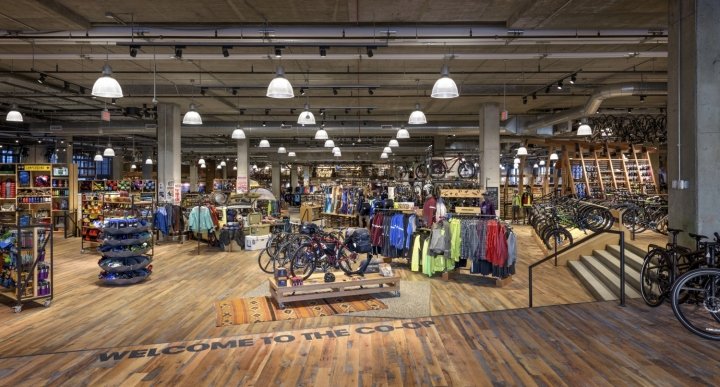 REI 旗舰店,CallisonRTKL,美国华盛顿特区 REI 旗舰店,CallisonRTKL,美国华盛顿特区