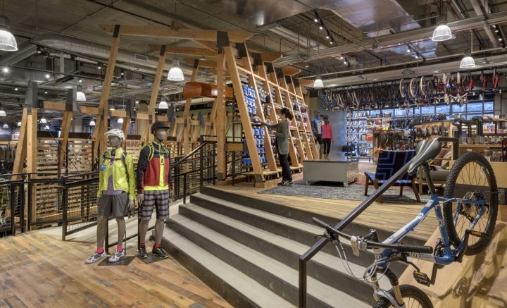 REI 旗舰店,CallisonRTKL,美国华盛顿特区 REI 旗舰店,CallisonRTKL,美国华盛顿特区