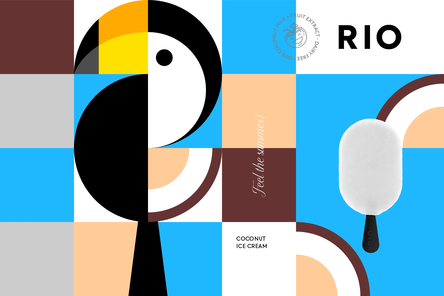 Berik Yergaliyev 设计的 RIO 冰淇淋