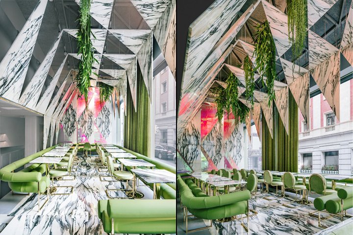 ROMOLA 咖啡馆和餐厅由 Andrés Jaque Architects 设计，西班牙马德里